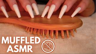 : ASMR MUFFLED Tapping & Scratching For Sleep (No Talking, 1 Hour)