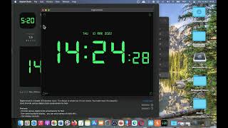 Digital Clock - Big LED Alarm App [MAC] Basic Overview - Mac App Store screenshot 5