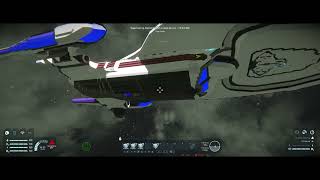 Eject Warpcore in flight - USS Bellerophon, Space Engineers