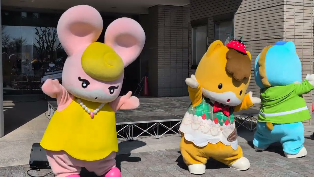 2026-02-21 『∞リボンをギュッと∞』ぐんまちゃん、あおま、みーみ at