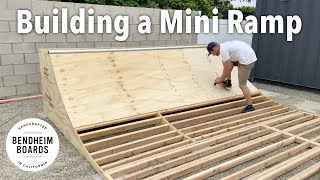 Building A Mini Ramp Halfpipe [Start To Finish]