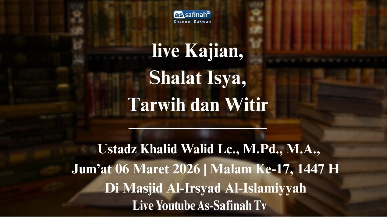 [LIVE] Shalat Isya, Tarwih & Witir Malam Ke- 17  Tahun 1447 H. Ustadz Khalid Walid Lc., M.Pd., M.A.,