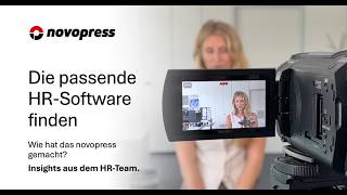 Choosing HR software Sounds like an IT task. But at Novopress, it's a part of company development.