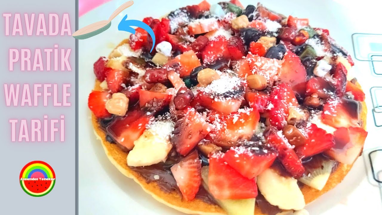 Tavada kolay ve pratik / Waffle tarifi