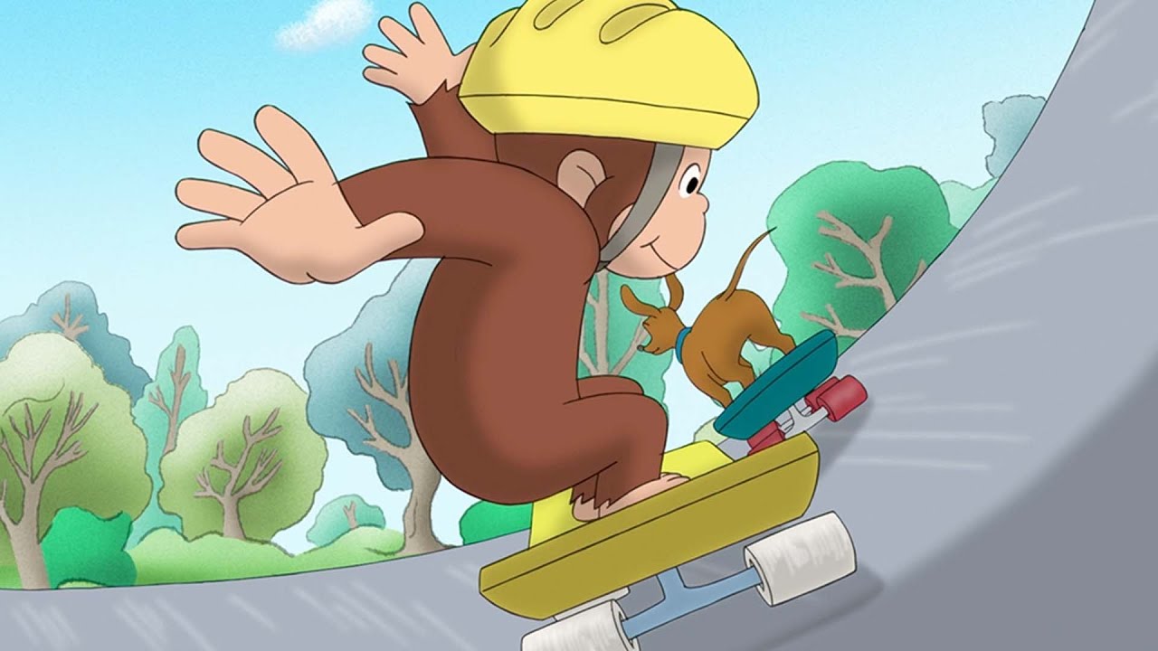 Andando de Skate com George 🐵 George, o Curioso 🐵 Desenhos Animados