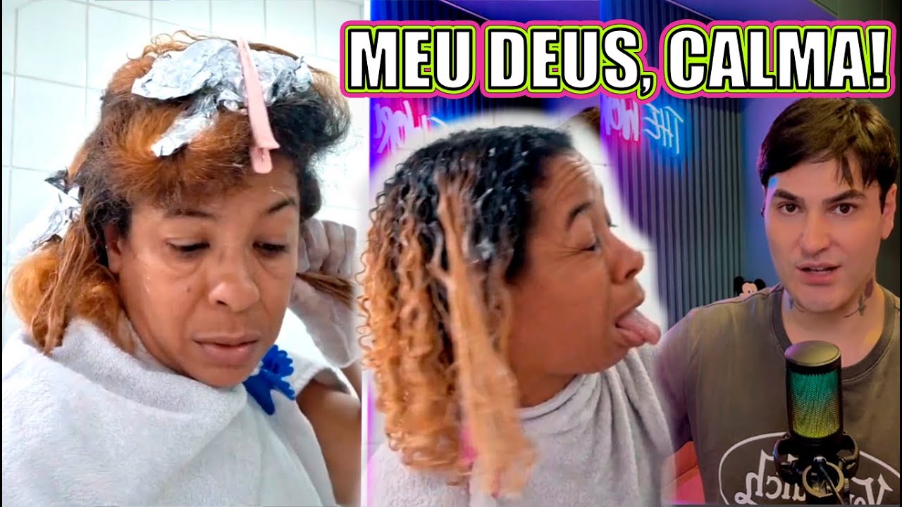 DESCOLORINDO O CABELO SUPER CRAZY 🤣 VIDEO MAIS LONGO DO CANAL