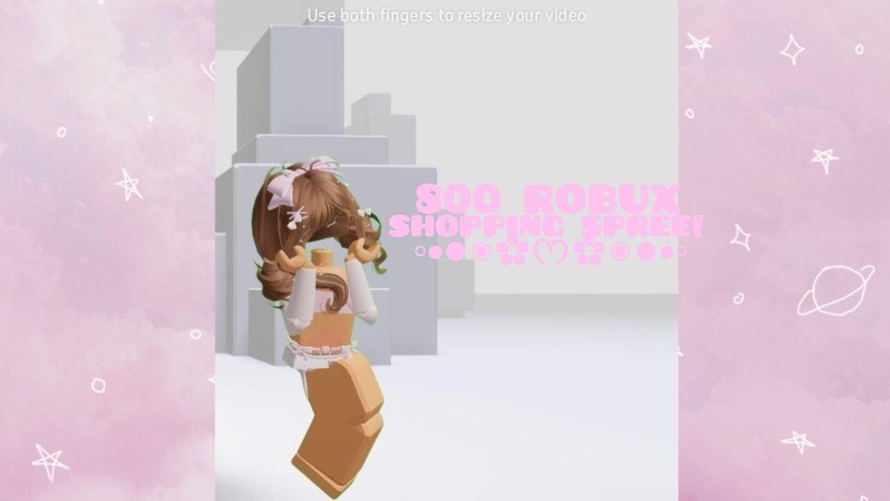 800 Robux shopping spree!!🛍️🌸