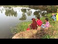 Best Amazing Hook Fishing Video | Beautiful Girl Fishing With Hook | Village Daily Life (Part-190)