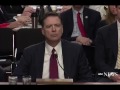 Comey hearing: "I don't think it's for me to say"