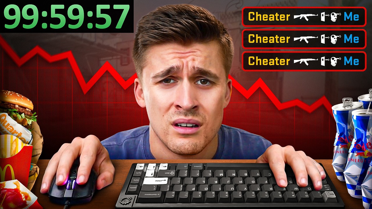 I Streamed Until I Beat Counter Strike (bad idea)