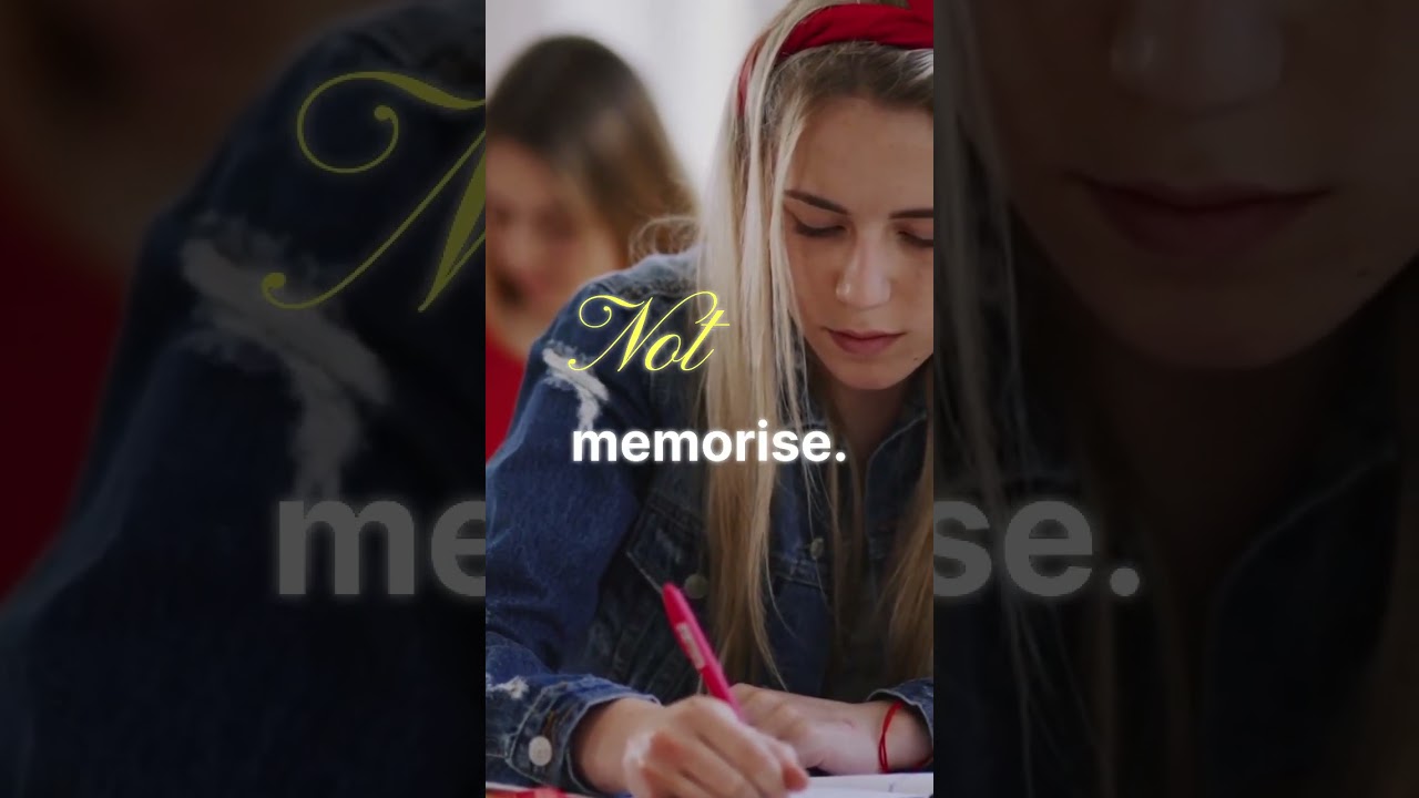 Study Smart, Not Hard 