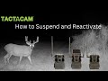 Trouble suspending or reactivating your tactacam reveal x watch this