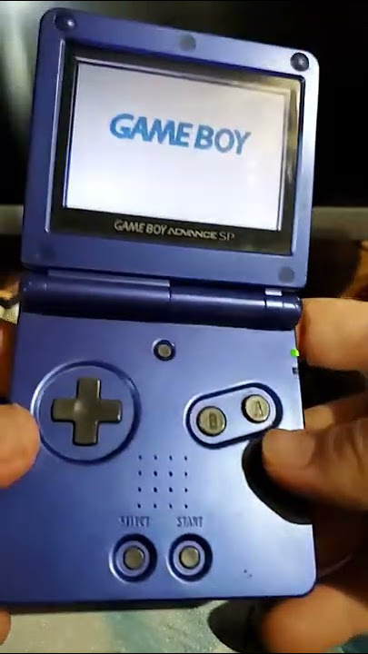 Gameboy Advance SP Secret boot up screen