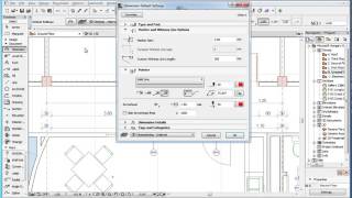 Pointer for Dimension Texts in ARCHICAD
