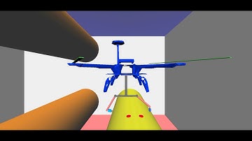 Motion planning for manipulation in aerial systems with two arms. Animation