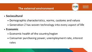 Chapter 2 Organizational Environment 1