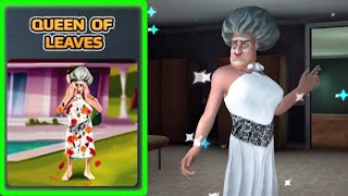Scary teacher 3D| miss T Queen OF Leaves Walkthrough (ios android)