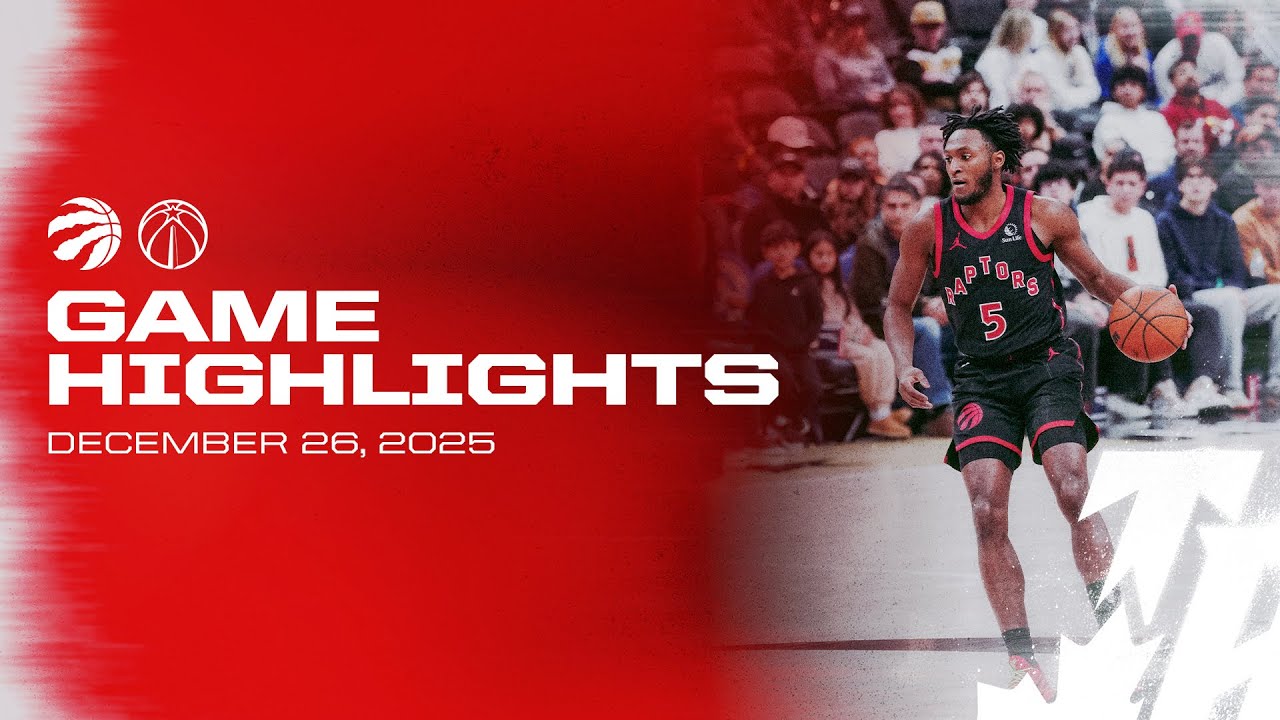 Raptors vs. Wizards Game Highlights | December 26, 2025
