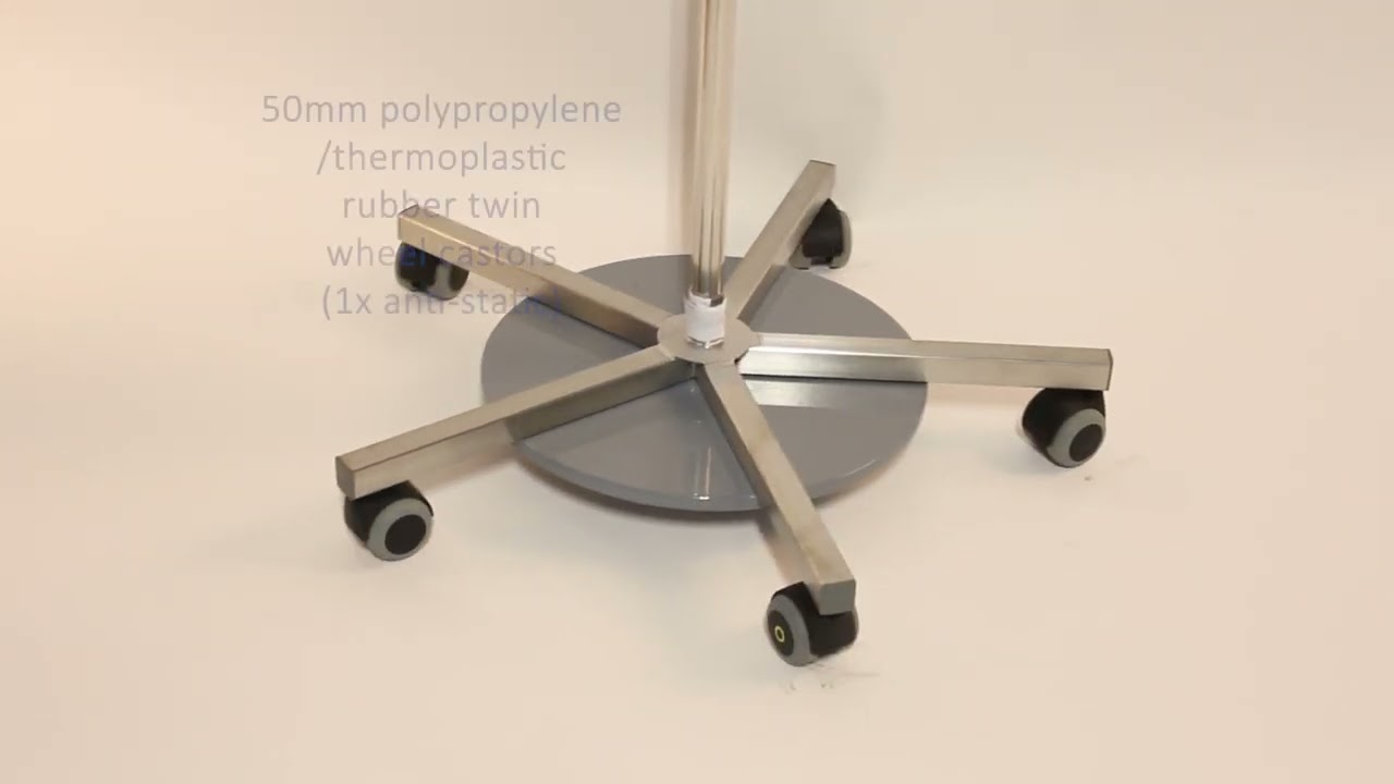 Bristol Maid - Mobile Infusion Stand Model  DPWS/1/W9/4H