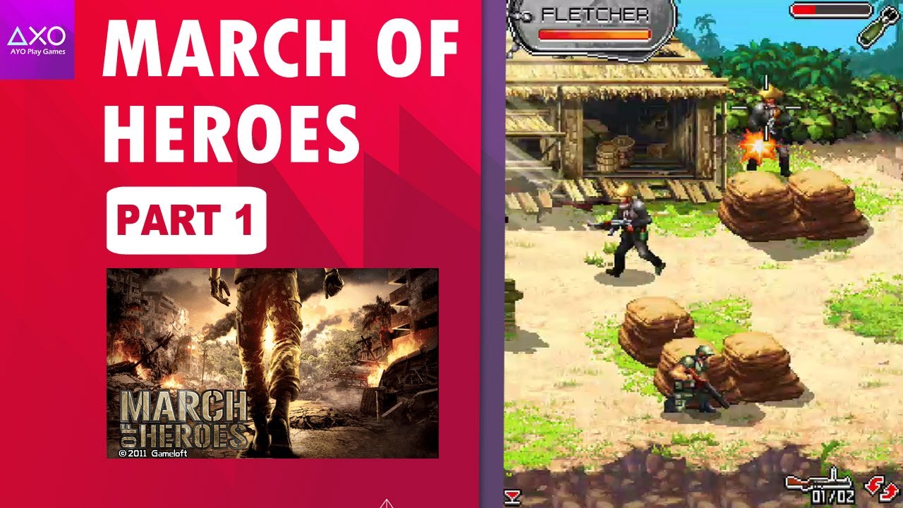 Misi pertama Fletcher | March Of Heroes | Java game  (Part 1)