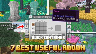 7 Useful And Amazing Addon Texture Pack For Survival Minecraft Bedrock/MCPE 1.21+ | Showcase screenshot 4