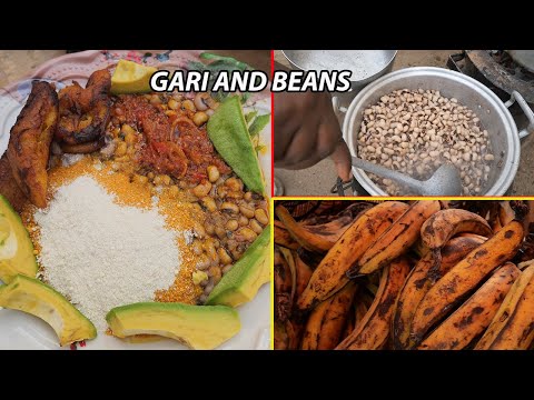 How to make ORIGINAL Red red GOB3 !! Most survival food  in Ghana 🇬🇭