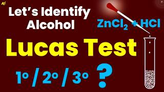 Lucas Test Alcohols class 12 chemistry mechanism HCl anhydrous zinc chloride IIT JEE NEET MCQ