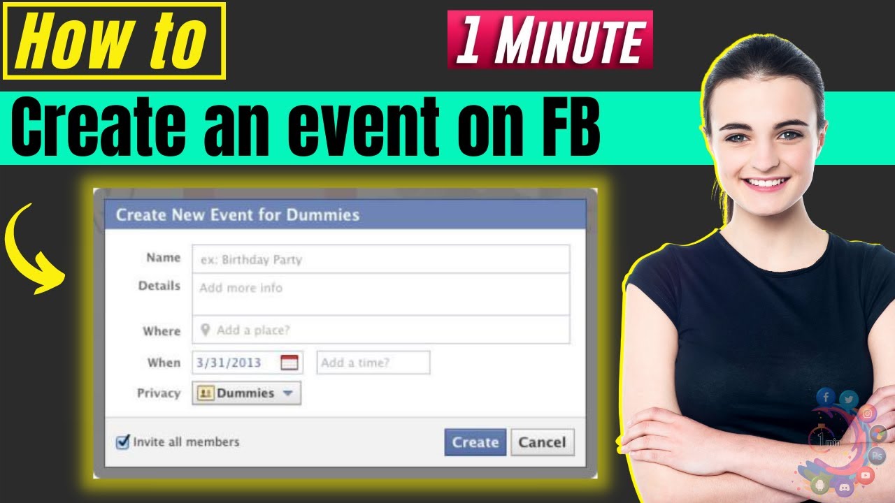 How to create an event on facebook 2024 Make Fb Event YouTube