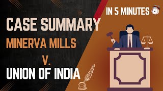 Minerva Mills Case Explained 🔥 | Fundamental Rights vs Parliament’s Power | Landmark #indianlaw