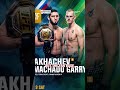 Does an Islam fight not carry the same magnitude as when Anderson Silva or GSP would fight? 🤔