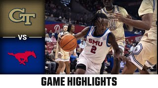 Georgia Tech vs. SMU Game Highlights | 2024-25 ACC Men's Basketball