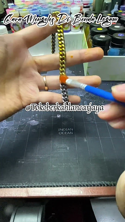 Warna Gold #candypaint #catoles #catchrome #pewarnalogam