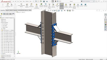 SolidWorks Weldments Steel Structure