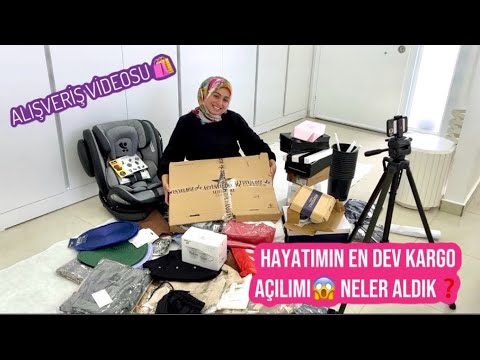 HAYATIMIN EN DEV KARGO AÇILIMI 😱, DEV ALIŞVERİŞ VİDEOSU, NELER ALDIM❓, BİRLİKTE PAKETLERİ AÇALIM