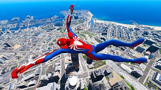Gta 5 Epic Water Ragdolls Spiderman Jumpsfails Funny Moments Euphoria Physics