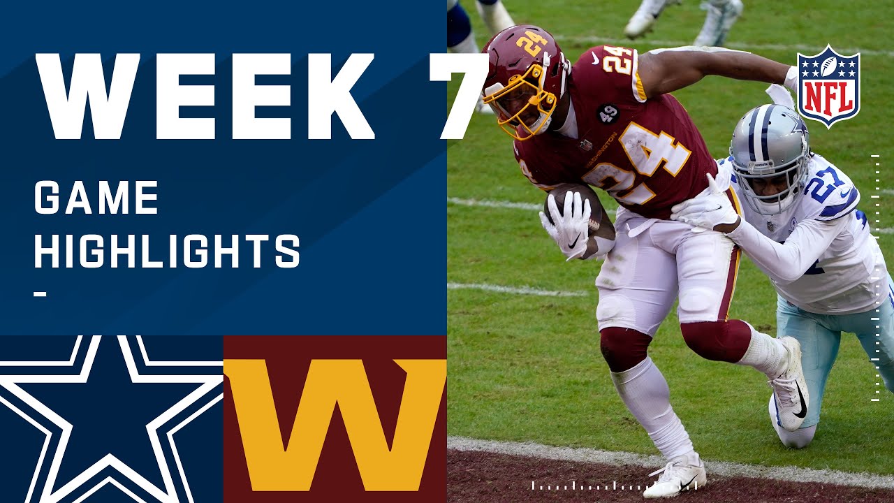 Cowboys vs. Washington Football Team Week 7 Highlights