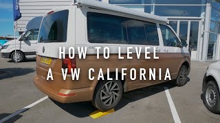 How to Level a VW California at a Campsite! | California Chris