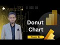 2.4 How to create a Donut Chart in Power BI | Power BI Tutorials for Beginners | By Ali Ahmad