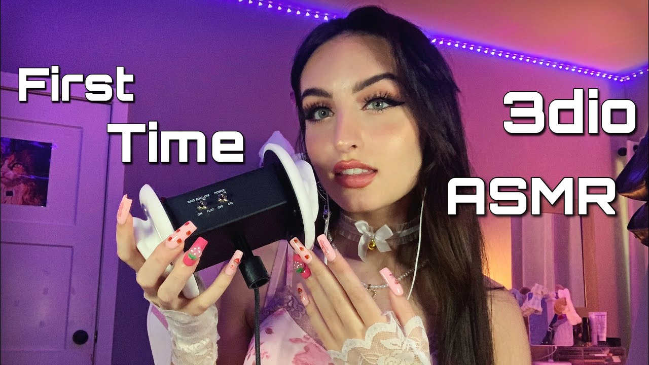 Trying ASMR for The First Time Using 3dio Mic ( Aggressive Mouth Sounds )