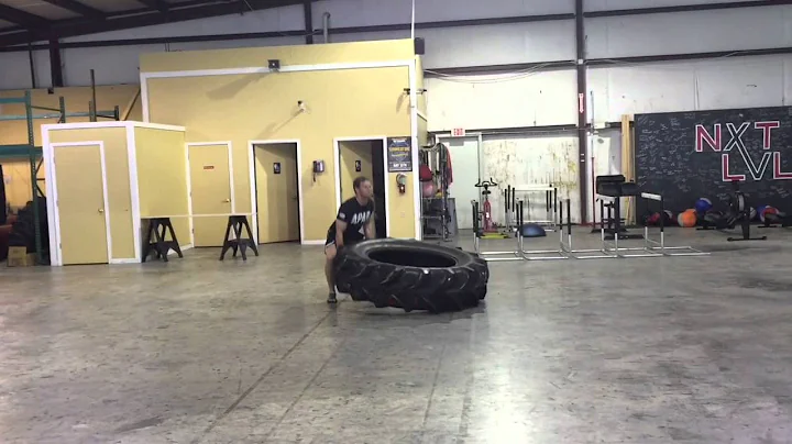 David Gabel 300 Lb Tractor Tire Flip