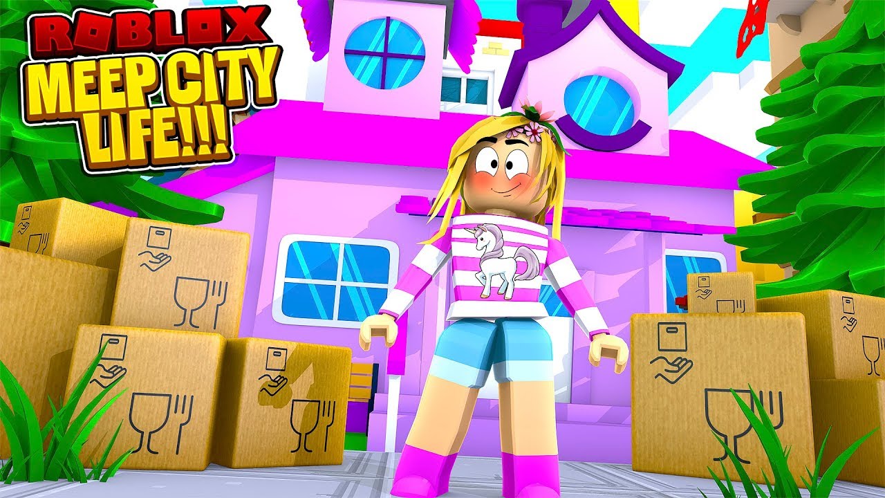 Roblox Roleplay Meep City Life Leah Moves Into Meep City Youtube