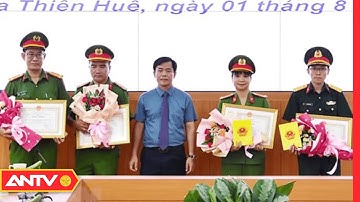Khen Thưởng Vụ Bắt Nhanh Đối Tượng Dùng Súng AK Cướp Tiệm Vàng Ở Huế  | Tin Tức 24h | ANTV
