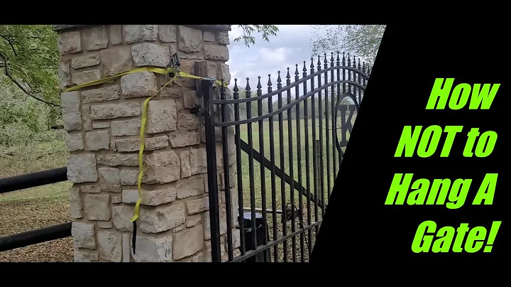 How Not to Swing a Gate !