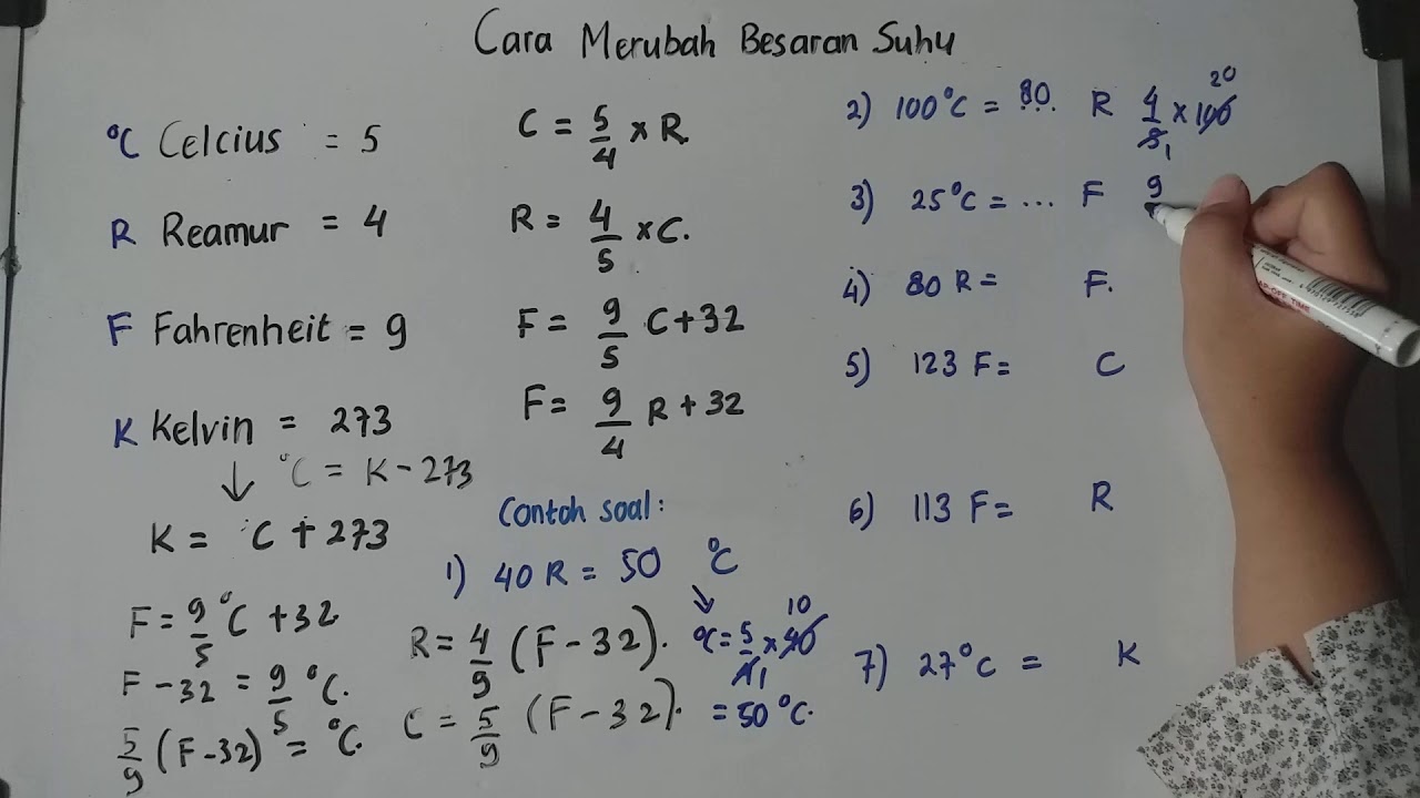 Rumus Mengubah Suhu Celcius Ke Fahrenheit – Edukasi.Lif.co.id