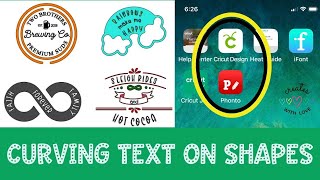 Curving Text On A Shape Using Phonto App is Great for iPhone, iPad and Android screenshot 2