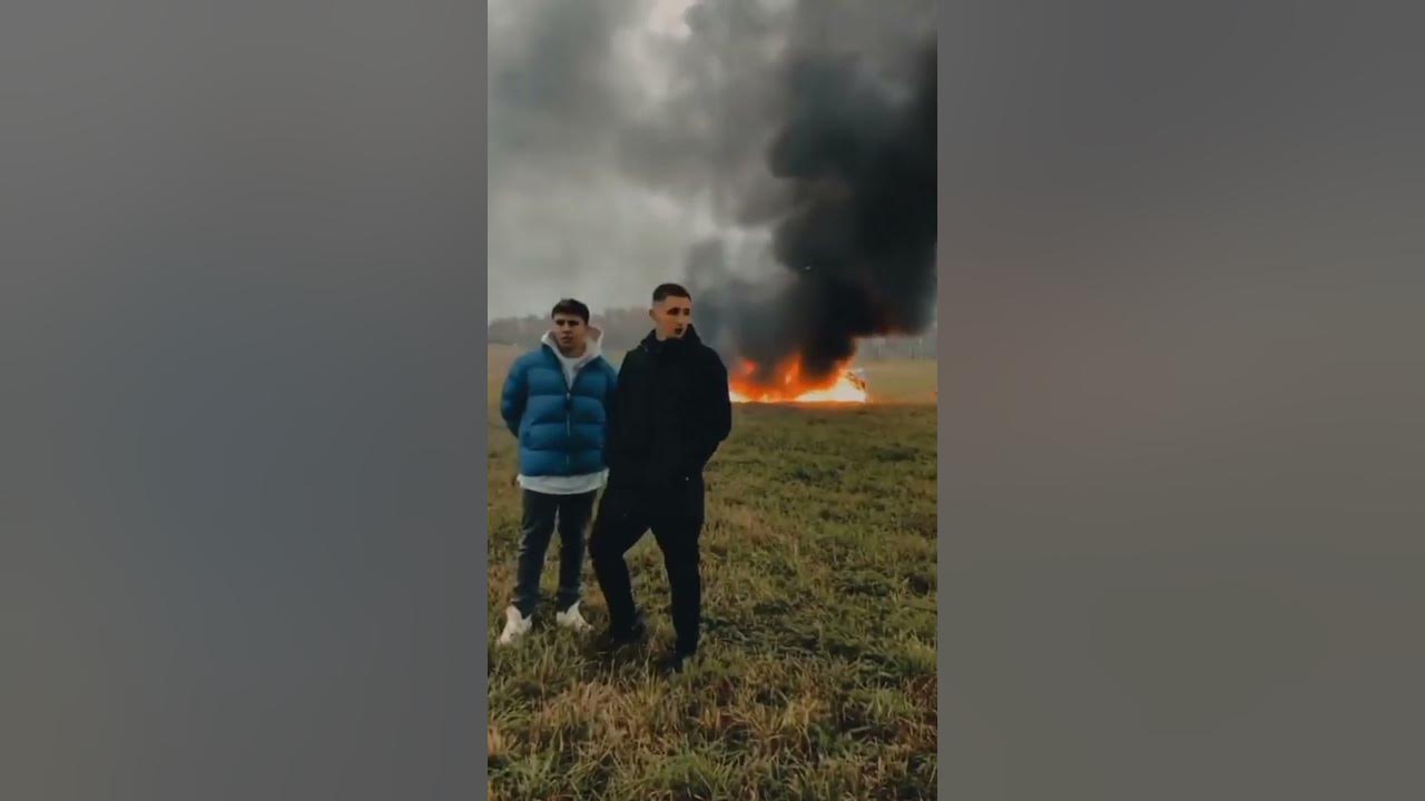 The end Литвин сжег Мерседес