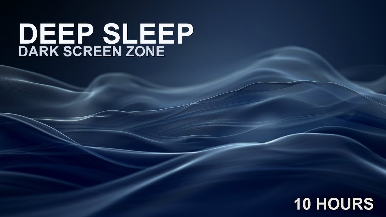 10 Hour Black Screen Sleep Music • All Night Calm | Uninterrupted Sound