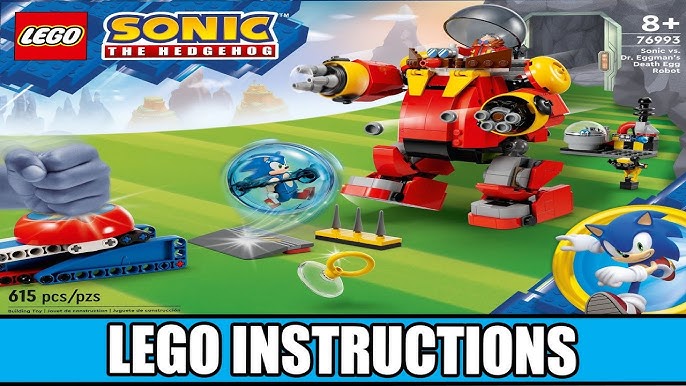 Lego Sonic – Sonic vs Robô Death Egg do Dr Eggman 76993 - Vila Toys