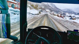 POV Driving Norway Scania S560 - Danger Roldal E134.