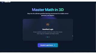 MathCraft Academy — 3D Gamified Math Studio (Hackathon Demo) screenshot 5